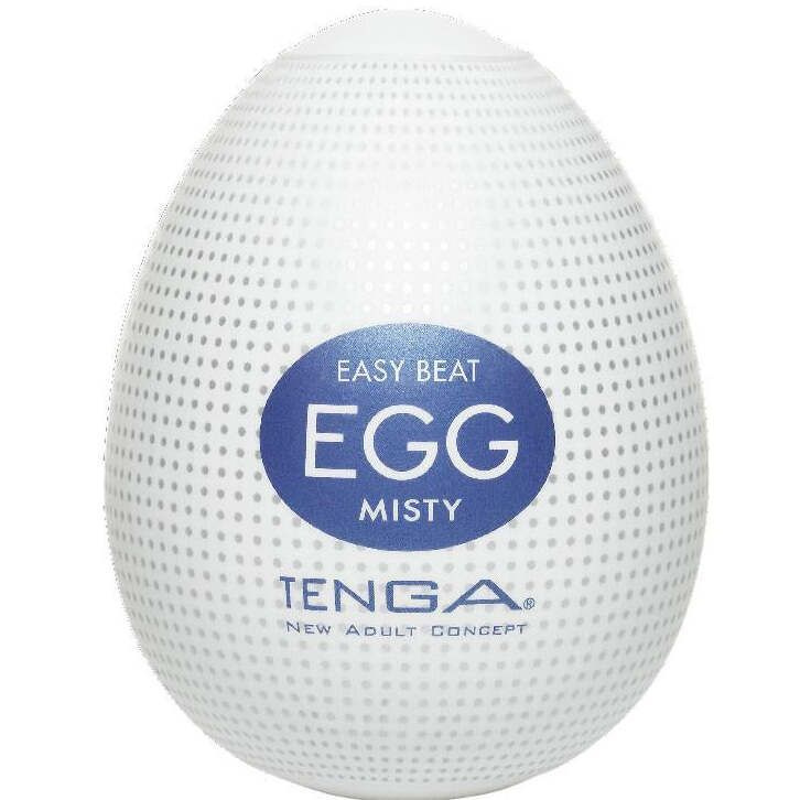 Мастурбатор TENGA EGG Misty одноразовый рельефный стимулятор яйцо тенга с пробником лубриканта  #1