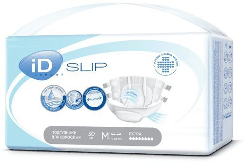 Подгузники для взрослых iD SLIP EXPERT размер M (обхват талии 70-120 см) 30 шт  #1