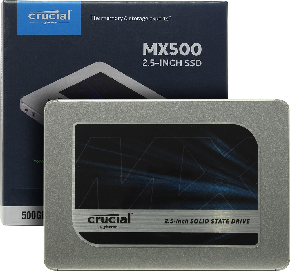Crucial 512 ГБ Внутренний SSD-диск MX500 (4654561) #1