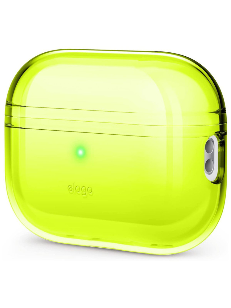 Чехол Elago Clear case для Airpods Pro 2 / на Эирподс Про 2 силиконовый, полупрозрачный, с отверстием #1