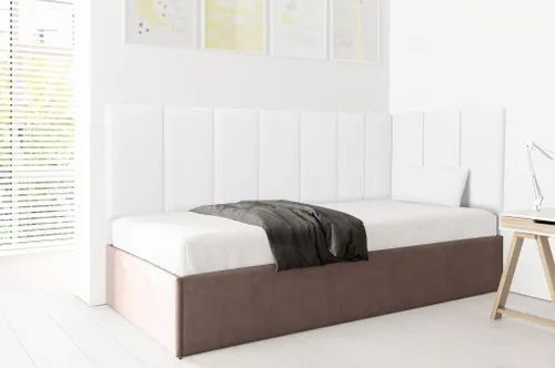 Стеновая панель мдф; Изголовье для кровати; Мягкая панель 30*60 см 2 шт.  #1