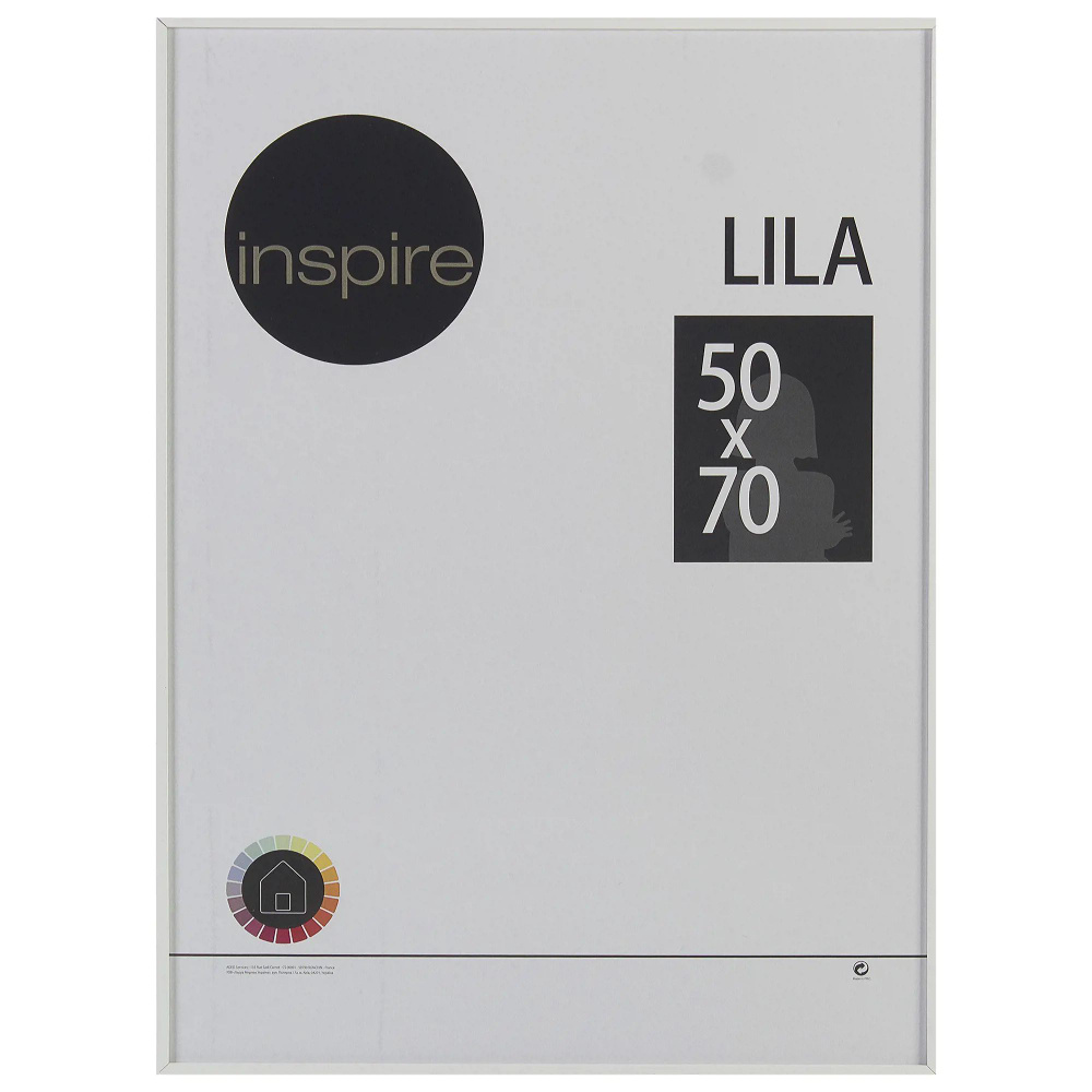 Рамка Inspire Lila 50х70 см цвет белый. #1