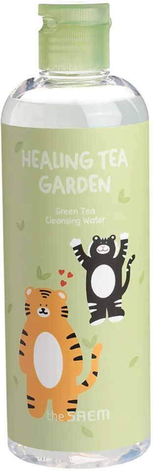 The Saem Вода очищающая для снятия макияжа с экстрактом зеленого чая (Корея) Healing Tea Garden Green #1