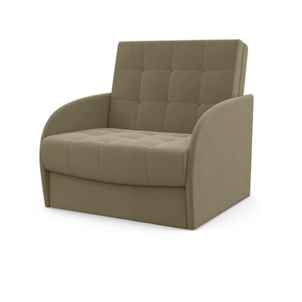 Кресло-кровать Оригинал ФОКУС- мебельная фабрика 82х93х96 см серо-коричневый  #1