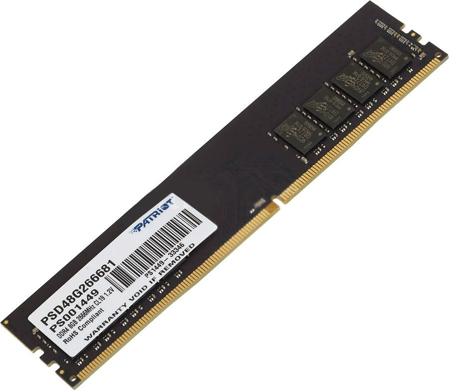 Patriot Memory Оперативная память Signature DDR4 2666 МГц 1x8 ГБ (PSD48G266681)  #1