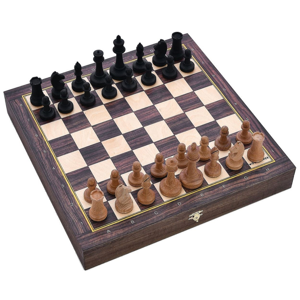 Шахматы в ларце "Турнирные" бук, WoodGames #1