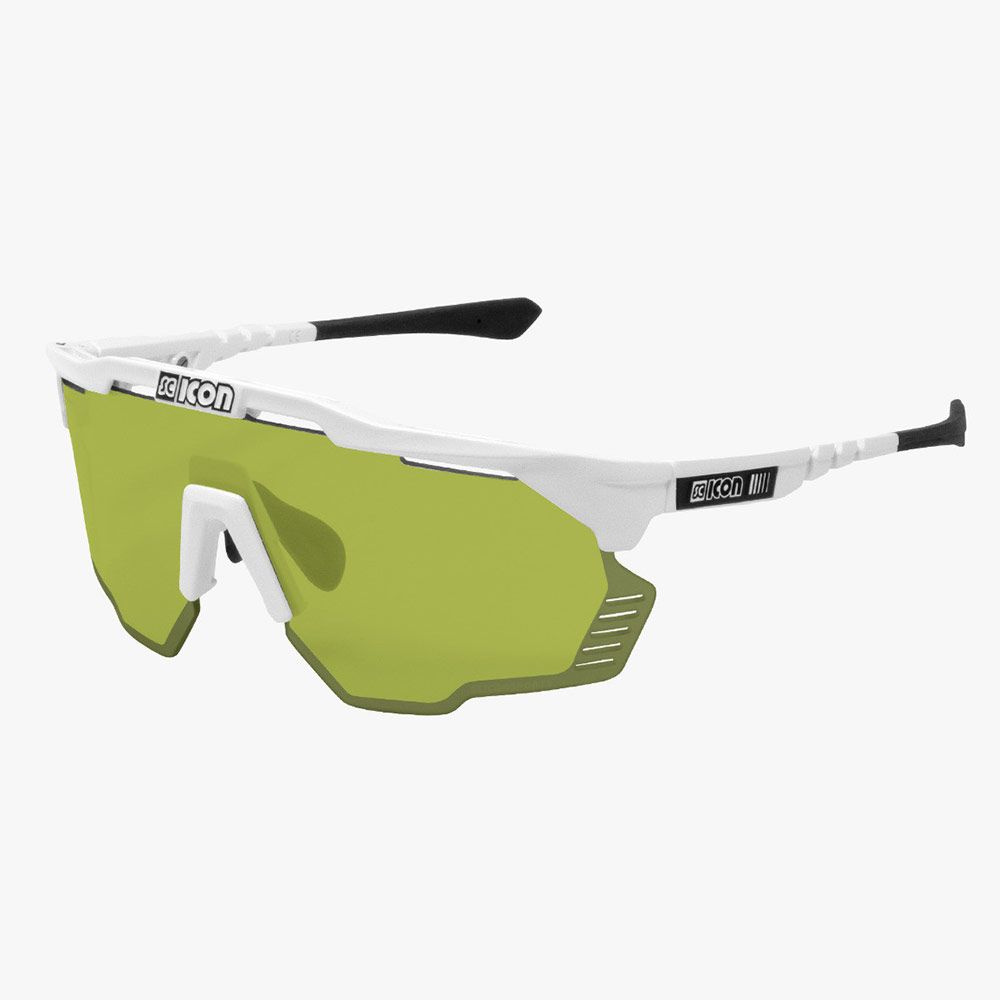 Очки SCICON Aeroshade Kunken White Green Trail + Pink #1