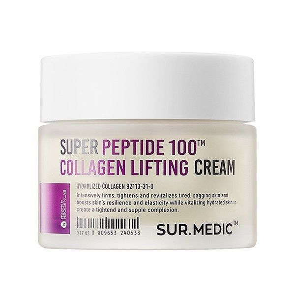 Sur.Medic, Увлажняющий крем с пептидами и коллагеном Super Peptide 100 Collagen Lifting Cream  #1