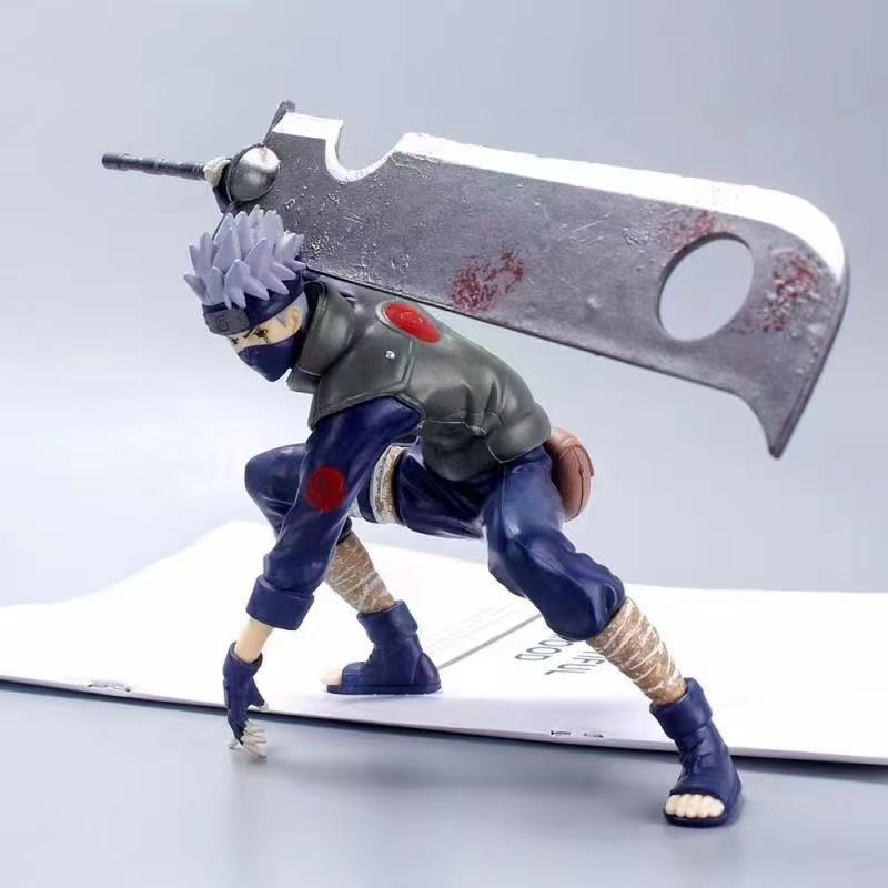 Фигурка Какаши Хатаке / Hatake Kakashi (высота 15см, длина 27см) #1