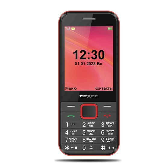 Texet Мобильный телефон TM-302, черный #1