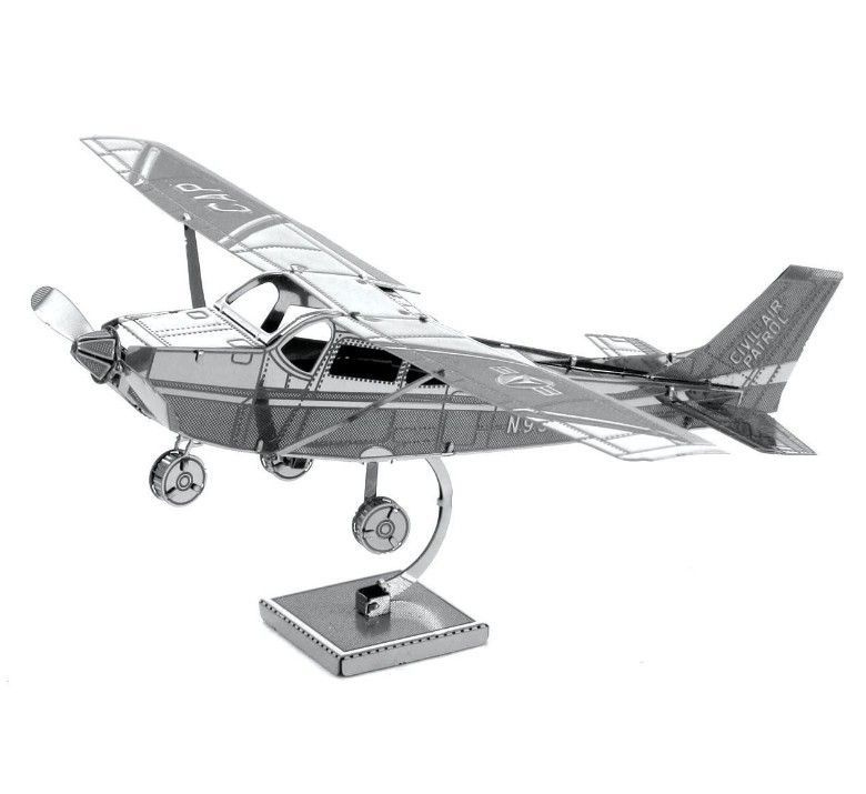 Металлический конструктор / 3D конструктор / Сборная модель 3D Metal Model Cessna 172  #1