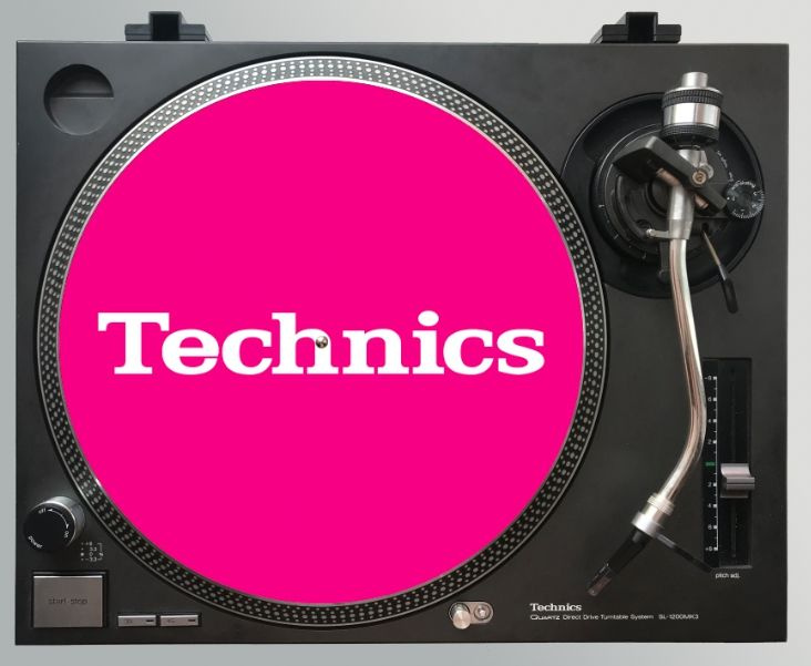 Слипмат Stereo Slipmats Technics Pink #1