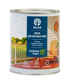 ELLAR Масло для дерева 0.9 л., RAL 7016 #1