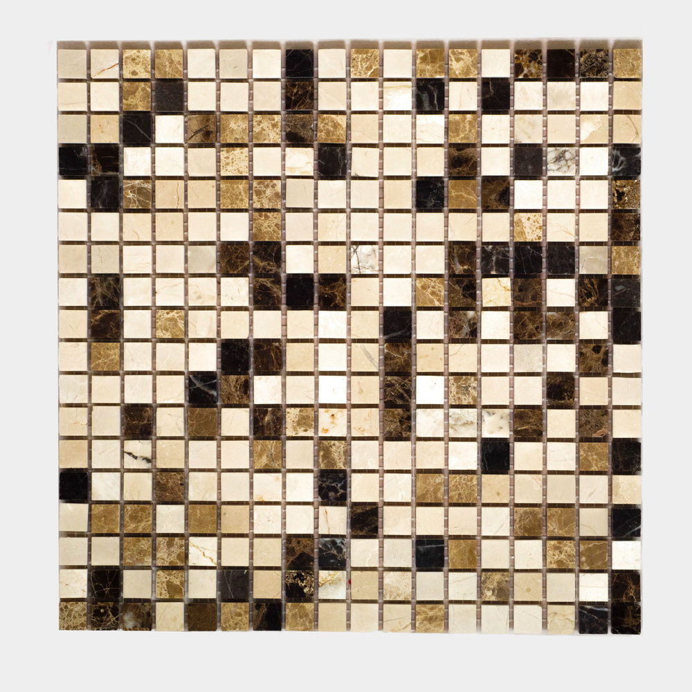 КерамограД Мозаика из камня 30.5 см x 30.5 см, размер чипа: 15x15 мм  #1