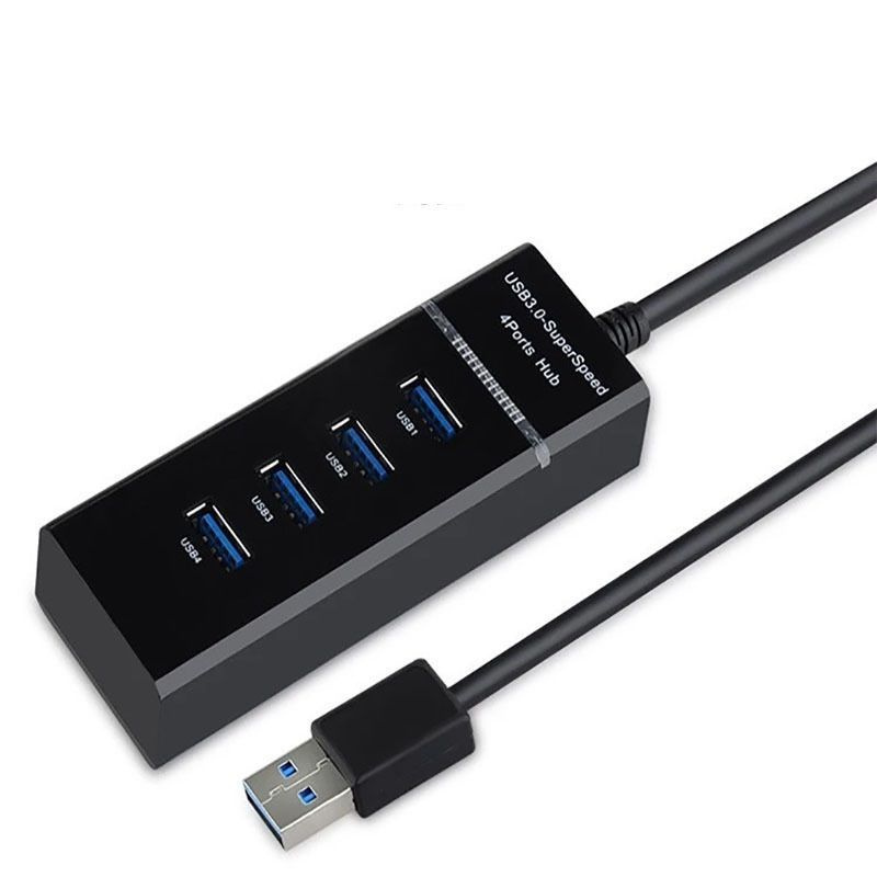 USB хаб на 4 порта (USB 3.0), переходник USB-A для ноутбука #1