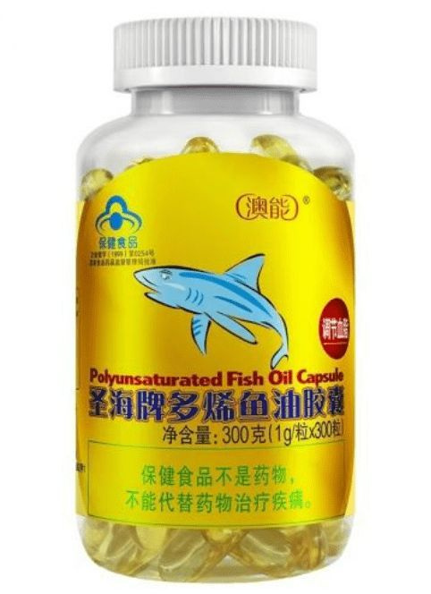 Натуральный Рыбий жир - Акулий жир - Омега 3, FIsh oil soft gel BaIhekang - 100 капсул  #1