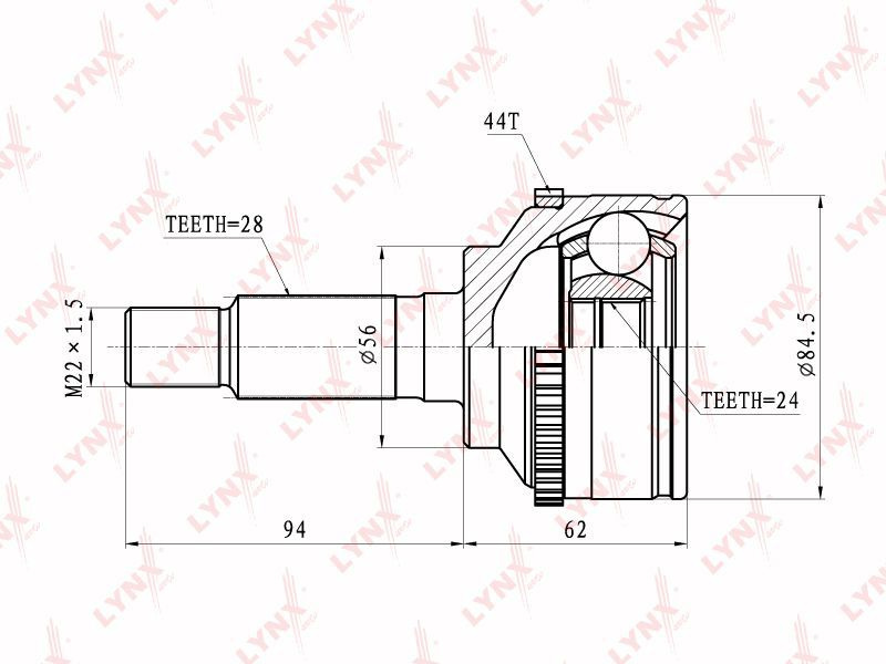 ШРУС наружный для FORD, MAZDA / CO5112A #1