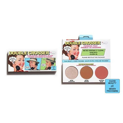 THEBALM Палетка для лица Double Crosser, 8,5 г #1