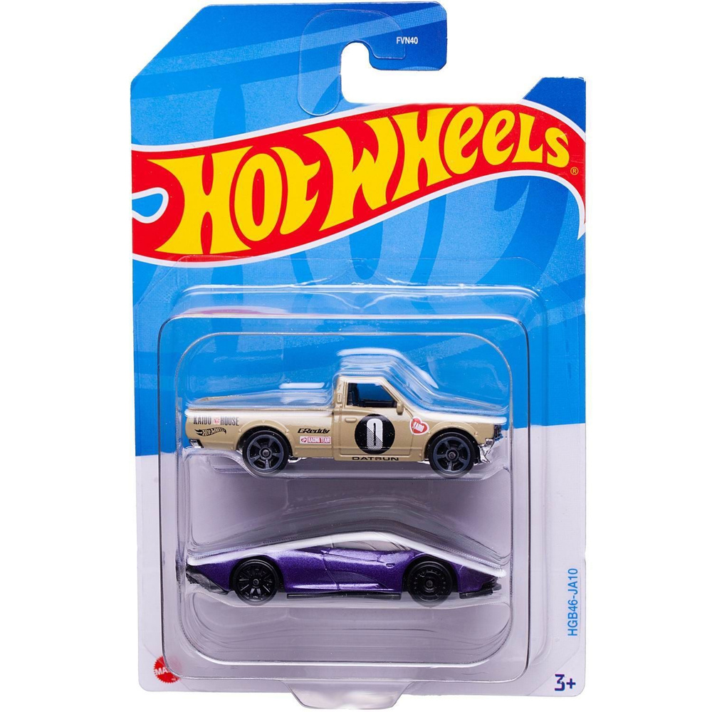 Набор машинок Mattel Hot Wheels упаковка из 2-х штук №24 #1