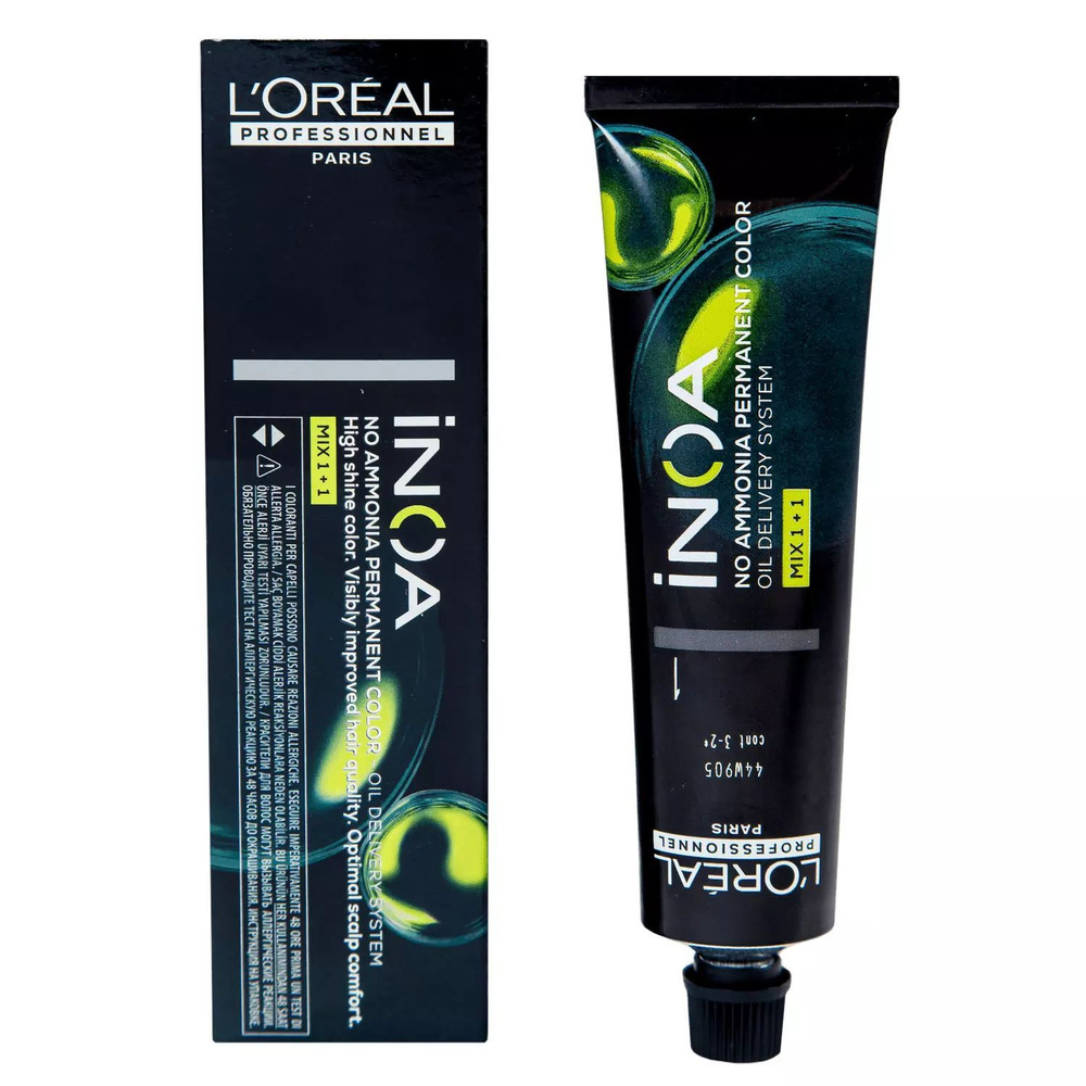 L'Oreal Professionnel Краска для волос безаммиачная Inoa ODS, 4 Шатен, 60 г  #1