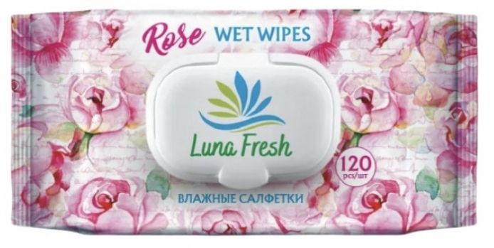 Luna Fresh Влажные салфетки 120 шт #1