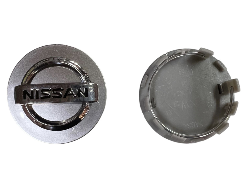 Колпачки заглушки на литые диски c логотипом НИССАН NC005 - 54/49/11, 1 шт  #1