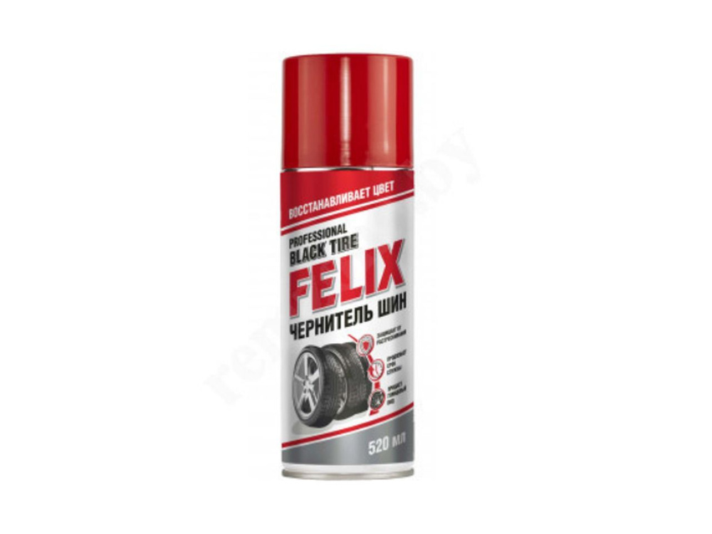 Чернитель резины, восстановитель блеска для шин резины автомобиля FELIX 520 мл аэрозоль  #1