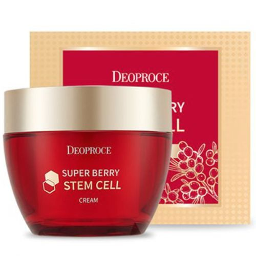 Крем для лица со стволовыми клетками и ягодным комплексом Deoproce Super Berry Stem Cell Cream  #1