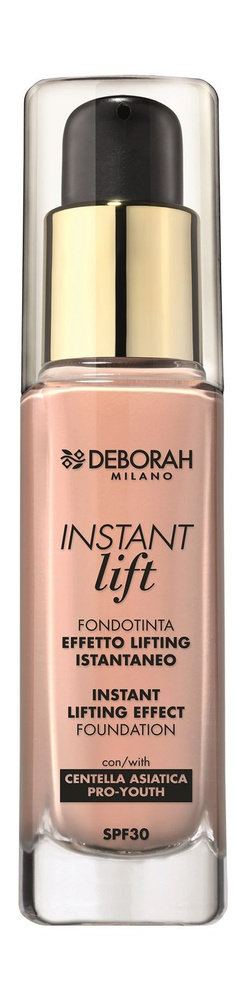 DEBORAH MILANO Тональная основа-лифтинг Instant Lifting Effect Foundation, 30 мл, 01 Белоснежный  #1