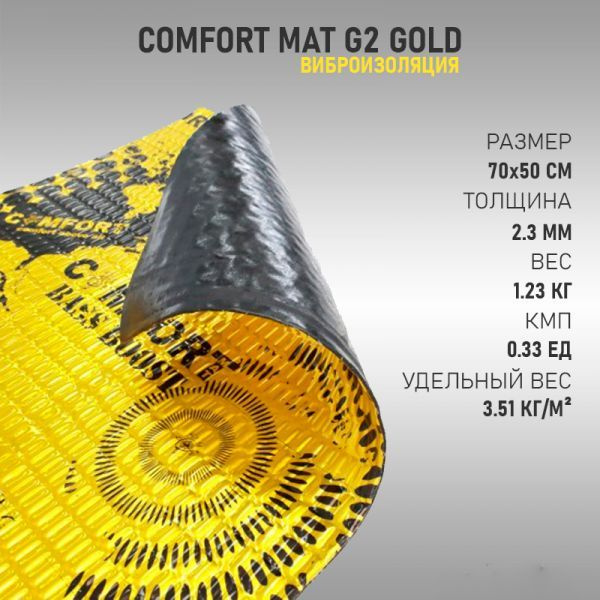 Шумоизоляция COMFORTMAT G2 10 листов #1