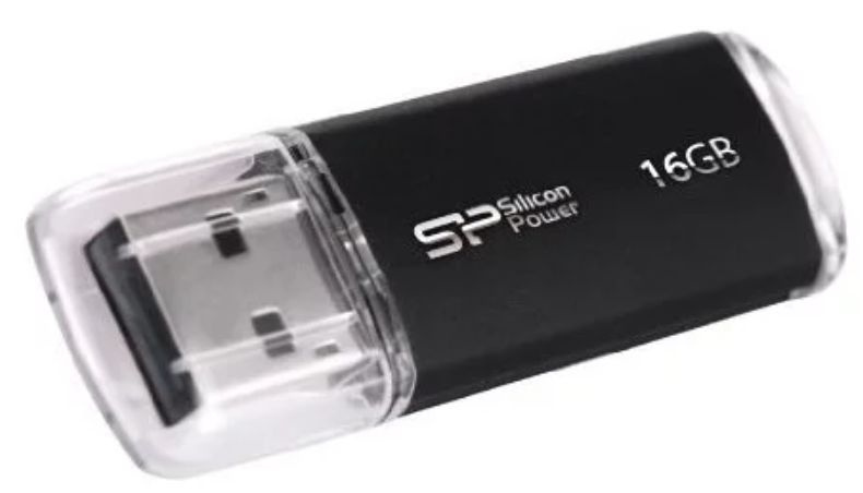 Флеш Диск Silicon Power Ultima II-I Series SP016GBUF2M01V1K емкость 16Gb интерфейc USB 2.0, цвет черный #1