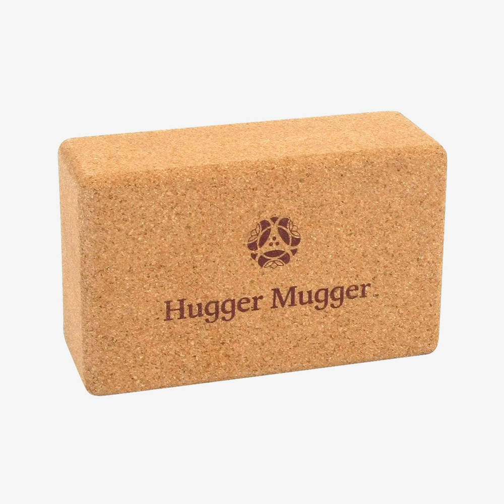 Блoк для йoги / Кирпич для йоги пробковый Hugger Mugger Cork Block, 23х14х9 см Уцененный товар  #1