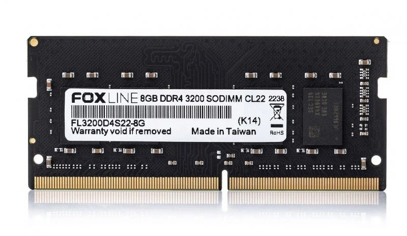 Foxline Оперативная память FL3200D4S22-8G 1x8 ГБ (FL3200D4S22-8G_RTL) #1