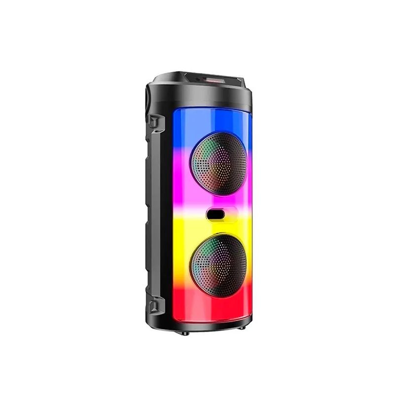 Колонка BT Speaker ZQS-4248 (16W/FM/USB/BT) RGB/Караоке (черный) #1