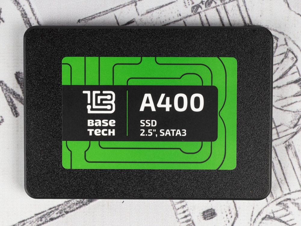 BaseTech 1 ТБ Внутренний SSD-диск A400 (SSDBTA4001TBN) #1