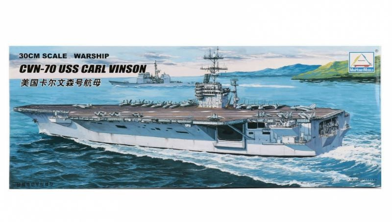 Сборная модель авианосца Карл Вилсон CVN-70 США Нимиц класса 1:700  #1