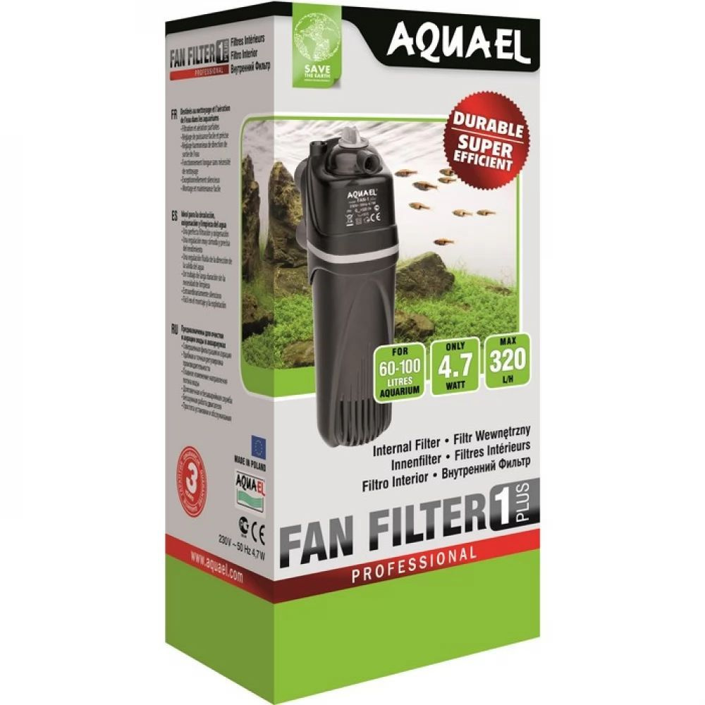 Внутренний фильтр Aquael FAN-1 plus, объем 60-100 л (320 л/ч, 4.7 Вт) #1