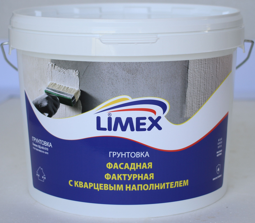 LIMEX Грунтовка Бетонконтакт, Адгезионная 5 л 8 кг #1