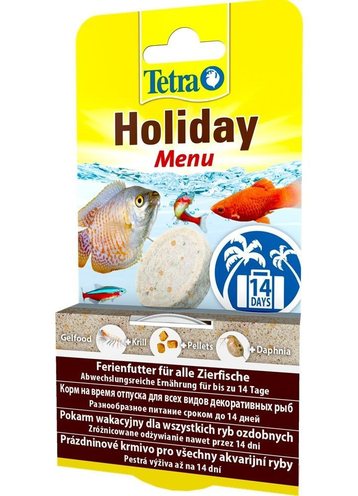 Корм для рыб Tetra Holiday Menu 30г корм желе на 14 дней #1