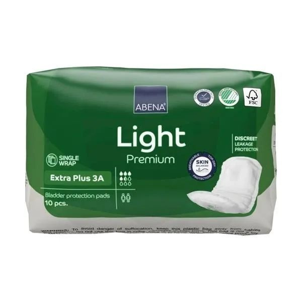 Прокладки урологические для женщин Abena Light Premium Extra Plus 3A, 4,5 капли, 650 мл, 10 штук  #1