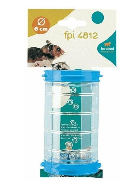 Ferplast FPI 4812 Tunnel 4 Труба-туннель короткая для хомяков, 6 х 11 см  #1