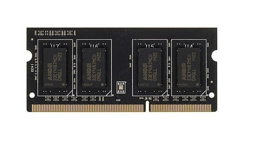 AMD Оперативная память Radeon Entertainment SO-DIMM DDR3 8GB 1600МГц (R538G1601S2S-UO) 1x8 ГБ (R538G1601S2S-UO) #1