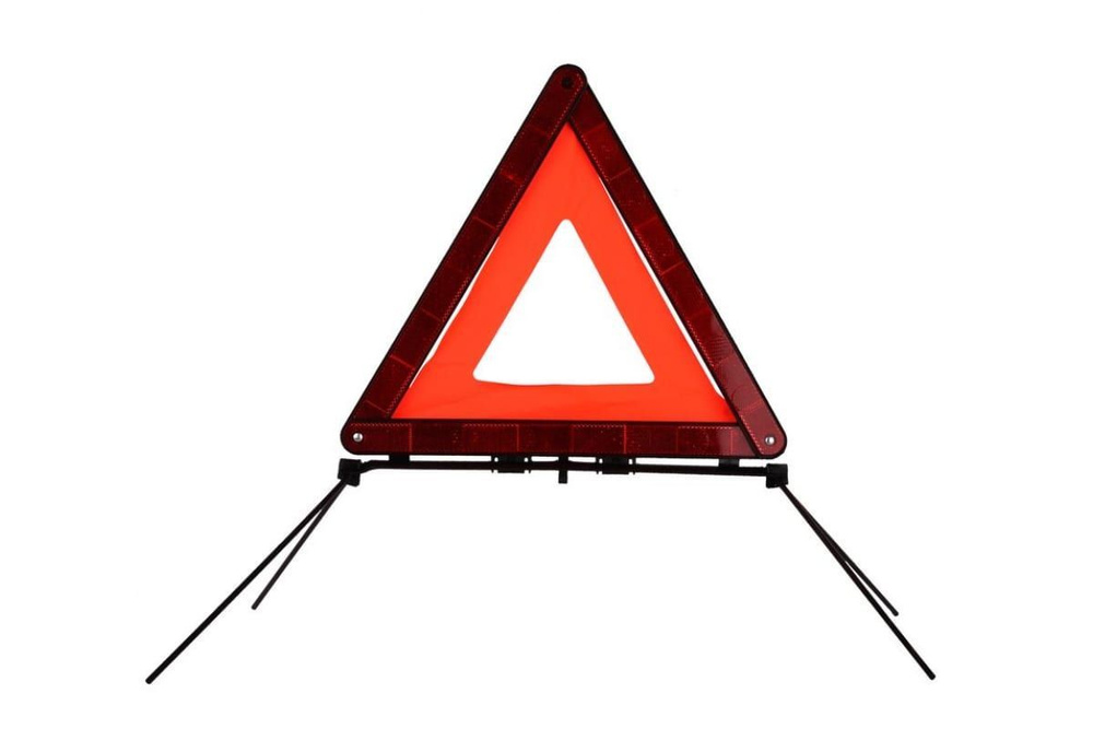 Знак аварийной остановки (платформа 150 мм; высота 535 мм), в пластиковом футляре ЗУБР  #1