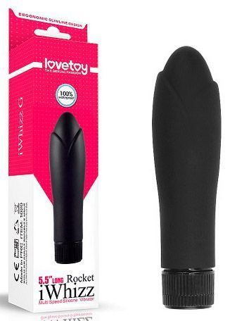 LoveToy Вибратор, цвет: черный, 13.5 см #1