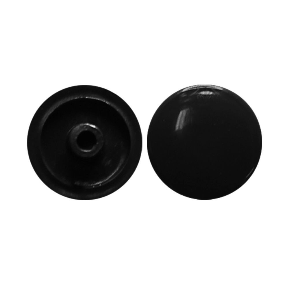 Заглушка пластиковая под эксцентрик D-18 Цвет-Черный 50 шт  #1
