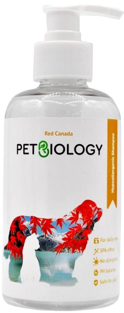 PETBIOLOGY Red Canada шампунь для собак и кошек, гипоаллергенный, ароматы Канады, 300 мл  #1