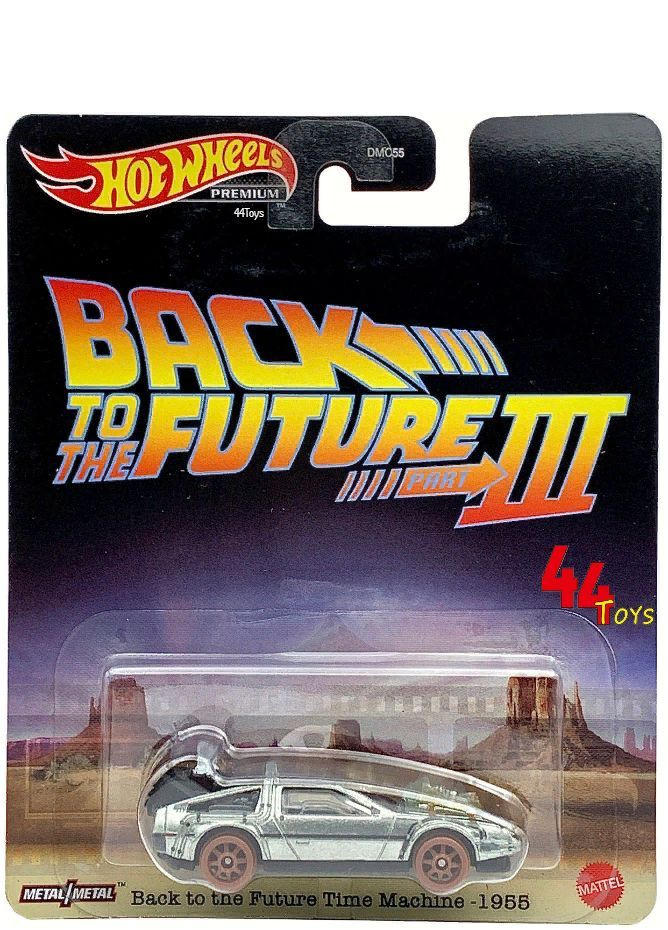 Машинка Hot Wheels Back to the Future Time Machine Premium / Хот Вилс Назад в будущее Премиум  #1