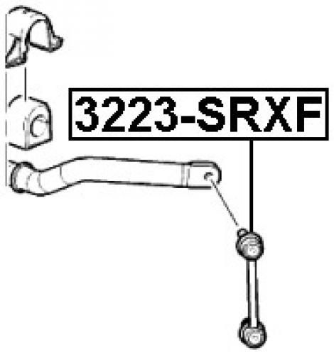 Тяга стабилизатора передняя Febest 3223-SRXF #1