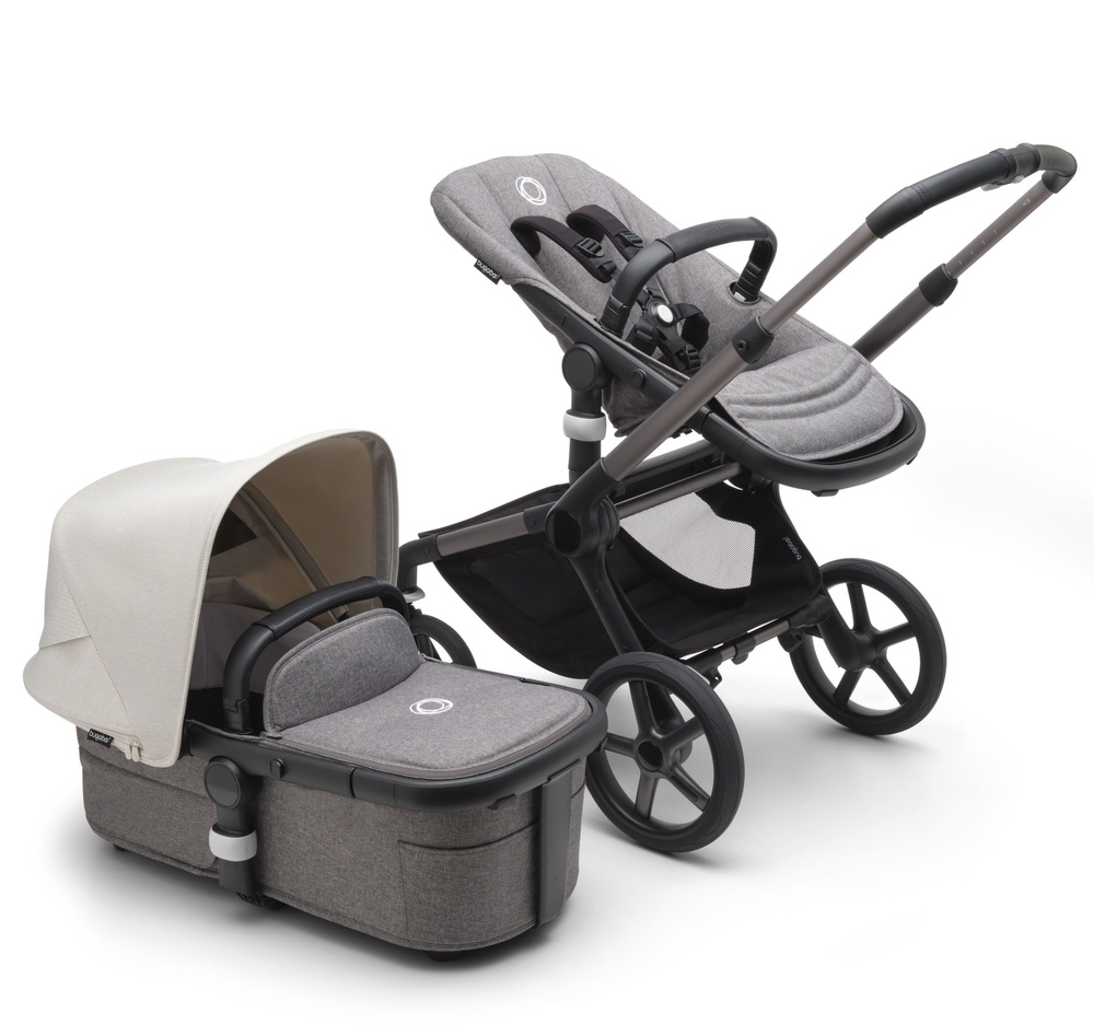 Коляска-трансформер Bugaboo Fox 5 Graphite/ Grey / Misty white #1