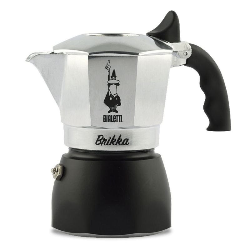 Bialetti Гейзерная кофеварка "BRIKKA", на 2 чаш.  (90 мл) #1